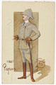 '128th Pioneers', caricature of an officer, 1909 (c)