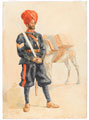 Havildar, No 1 Kohat Mountain Battery, 1888 (c)