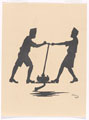 Two sappers manipulating a pump, Queen Victoria's Own Sappers and Miners, 1928
