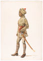 '7th Bombay Lancers (Baluch Horse)', sowar, review dress, 1895 (c)