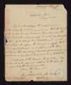 Letter from General Sir George Cockburn to the Council of the Royal United Services Institute, 10 August 1838