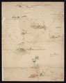 Map of Waterloo drawn by an unknown hand at the time of the battle, 1815