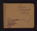 Service autograph album, 1919