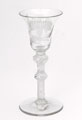 Jacobite drinking glass, 1760 (c)