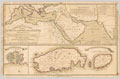 Fairburn's New Chart Exhibiting the Route of General Buonaparte in the Mediterranean Sea, 1798