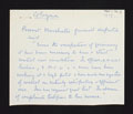 Note quoting Provost Marshall's farewell despatch, Cologne, 1919