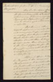 Document written by General Sir Galbraith Lowry Cole while headquartered at Messina, 25 September 1807