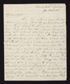 Letter from Lieutenant Standish O'Grady to his father the 1st Viscount Guillamore, 10 January 1815