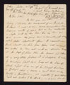 Manuscript letter from Lieutenant William Cowper Coles sent to his father, 19 August 1808