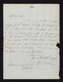 Manuscript letter from Lieutenant William Cowper Coles sent to his father, 5 August 1810