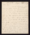 Manuscript letter from Lieutenant William Cowper Coles, 40th (2nd Somerset) Regiment of Foot, to his mother, 24 October 1809