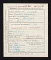 Discharge certificate of Bessie Mould, Queen Mary's Army Auxiliary Corps, 2 February 1920