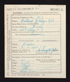 Discharge certificate of Worker Gladys Kate Ballard, Women's Army Auxiliary Corps, 6 March 1920