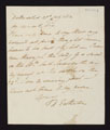 Letter from Major Thomas William Brotherton, 14th (or The Duchess of York's) Regiment of (Light) Dragoons, to his wife,  20 July 1812