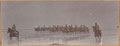 British artillery returning from the Battle of Shaiba, Mesopotamia, 1915