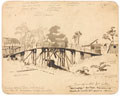 '"Taximotos" Bridge. POW Camp Havelock road', Singapore, 1942