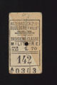Military railway ticket, Hazebrouck to Boulogne, 1918 (c)