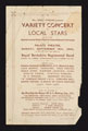 A concert programme for the Berkshire County Welfare Fund for Troops stationed in the County, 1940