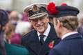 The Duke of Edinburgh chats with veterans and families, Westminster Abbey, London, November 2015