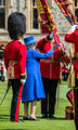 Presentation of new colours to the 1st Battalion Welsh Guards at Windsor Castle,  30 April 2015