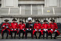Chelsea Pensioners at the Victory in Europe Day 70 Service of Remembrance at the Cenotaph, London, 2015