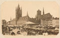 'The Great Place a market day', Ypres, West Flanders, 1914 (c)