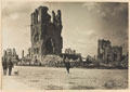 'Halles d'Ypres', the ruined Cloth Hall at Ypres, 1917 (c)