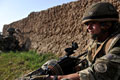 Royal Irish Regiment soldiers on patrol in Helmand Province, 2010