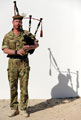 Piper of Royal Highland Fusiliers (2 SCOTS), 2nd Battalion Royal Regiment of Scotland, 2010