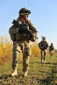 'A' Company, 1st Battalion, Royal Irish Regiment on patrol, Helmand Province, Afghanistan, 2010