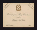 Women's Army Auxiliary Corps Christmas card, 1917