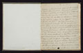 Bound manuscript description of an interview between Napoleon and Lord Whitworth in Paris, 14 March 1803