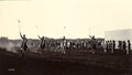 'Tent Pegging. Fateh Maidan Sports', Hyderabad, 1895