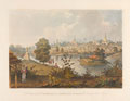 'View of the Lake and Part of the Eastern Road from Rangoon taken from the Advance of the 7th Madras Native Infantry', 1824 (c)