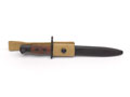 Scabbard and webbing frog for No 5 Mk I bayonet, 1947