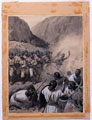 Abyssinia, 1868. Charge of the 23rd Pioneers at Arrogee, 10 April 1868