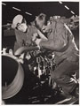 Maintenance on a Scout helicopter, Army Air Corps, 1960 (c)
