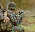 2nd Battalion Parachute Regiment on exercise, Stanford Training Area (STANTA), Thetford, 26 Nov 2007