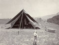'My tent. Camp Chichya. June 1905', 34th Sikh Pioneers, Kangra Earthquake operation, 1905