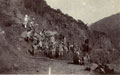 'Landslip on Jhelum Valley road. Kashmir Sept 1905'