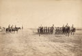 'Mountain Battery marching past Poona', 1893