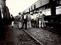 Southern Provinces Mounted Rifles contingent entraining for Delhi to attend the Delhi Durbar, 1911