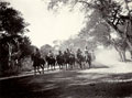 Mounted troops in column at the Delhi Durbar, 1911