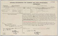 Special Reserve Officer record form sent to Temporary Major Newton Williams, 2 April 1919