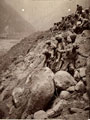 'A bad bit of landslip goes down 200ft to the river below', 23rd Sikh Pioneers, no date