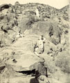 'Sepoys of 57th Rifles F.F. waiting at 1000 yds Range for their turn to fire. Chakdara', North West Frontier Province, 1905