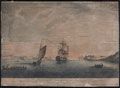 'A view of the entrance of the Harbour of the Havana, taken from within the wrecks, Havana, 1762'