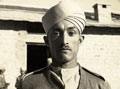 Member of an Indian Army Vickers machine gun section, 1940 (c)