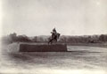 Lieutenant Kenneth Barge, 17th Cavalry, jumping fence, India, 1908 (c)