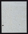 Manuscript letter sent to Captain William Henry Hare by Percy Rice in Bangalore, 22 November 1848